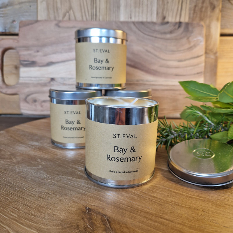 St. Eval "Bay & Rosemary" Tinned Candle