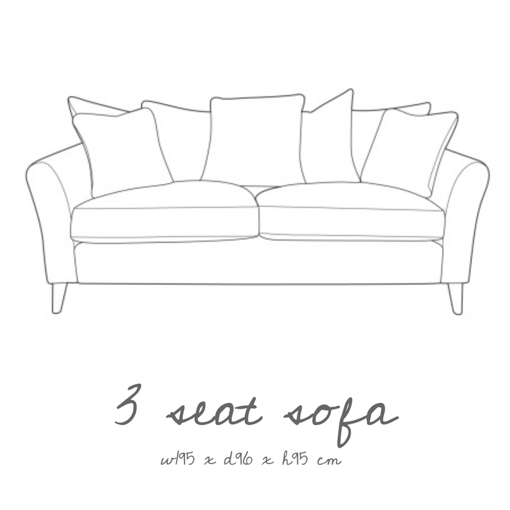 The Millie Sofa Collection - Pillow Back