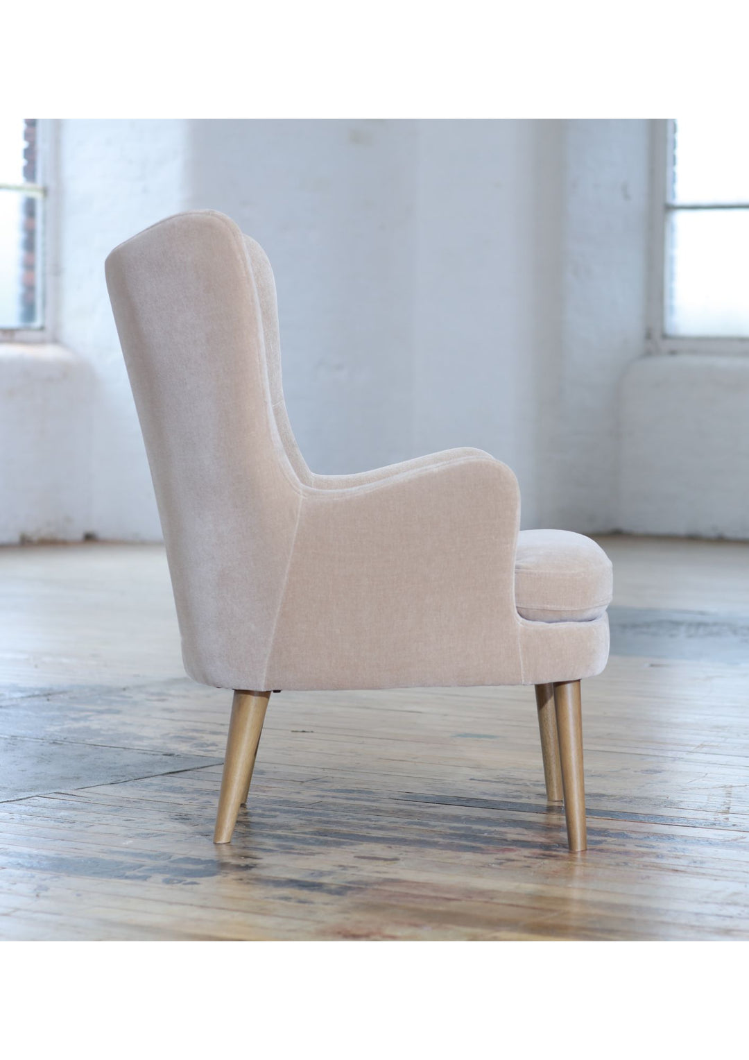 Fabulous Florence Armchair - Taupe Velvet