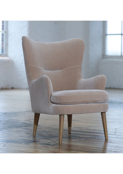 Fabulous Florence Armchair - Dark Taupe Velvet