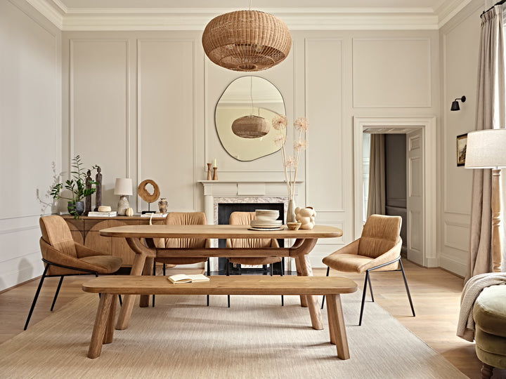 Albany Bench in Oak 180cm