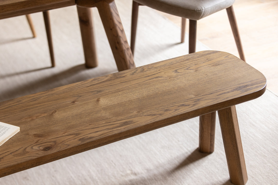 Albany Bench in Oak 220cm
