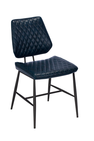 Dennis Dining Chairs Dark Blue (Set of Two)