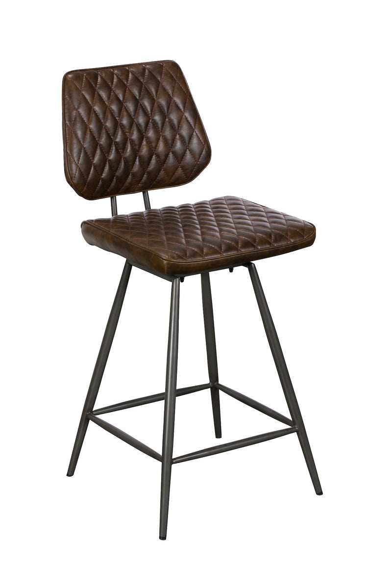 Dennis Bar Stools Dark Brown (Set of Two)