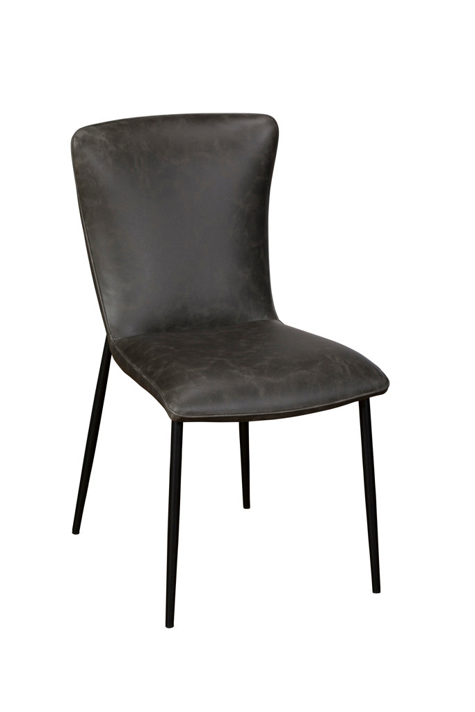 Evie Dining Chair Dark Grey (Pair)