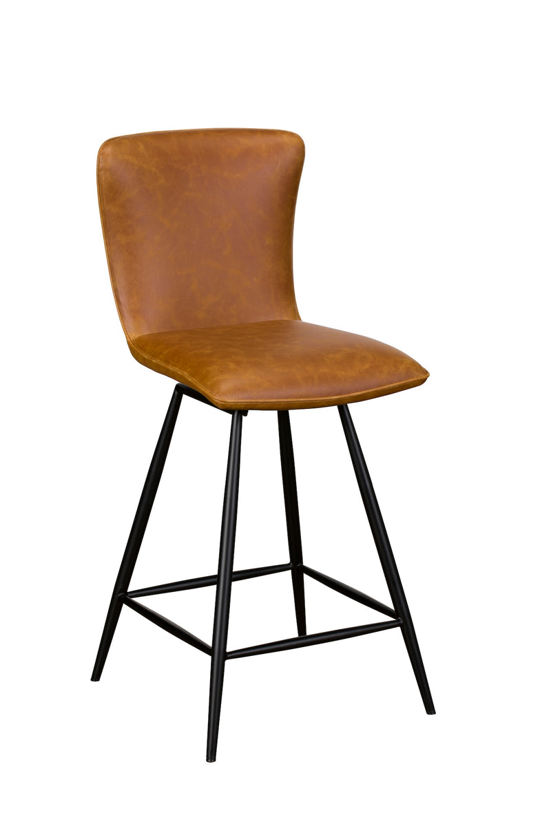 Evie Bar Stools Tan (Set of Two)