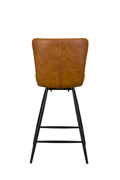 Evie Bar Stools Tan (Set of Two)