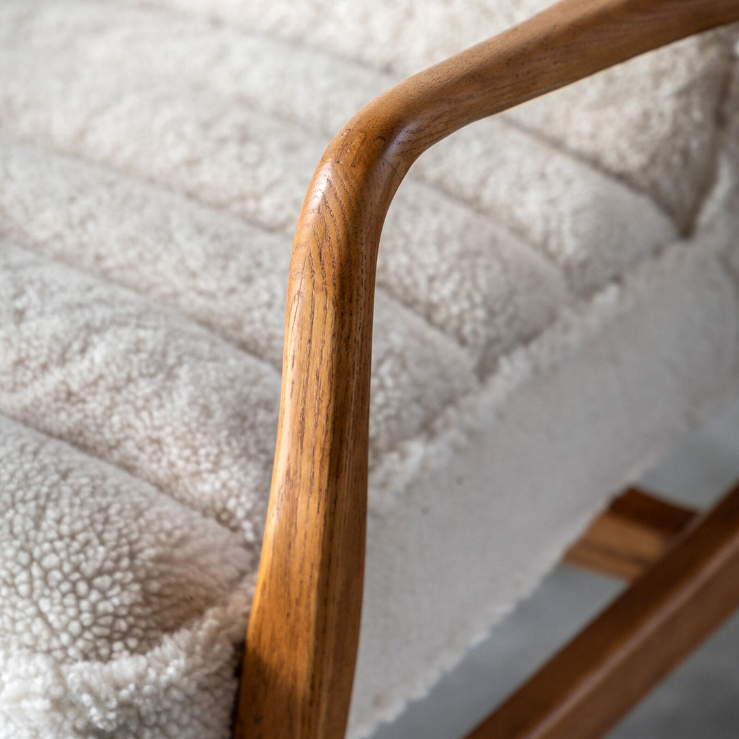 Daria Armchair - Cream Sheepskin