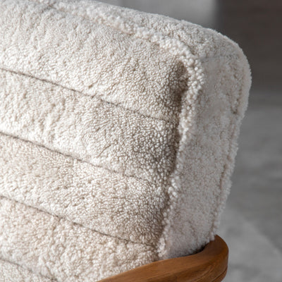 Daria Armchair - Cream Sheepskin