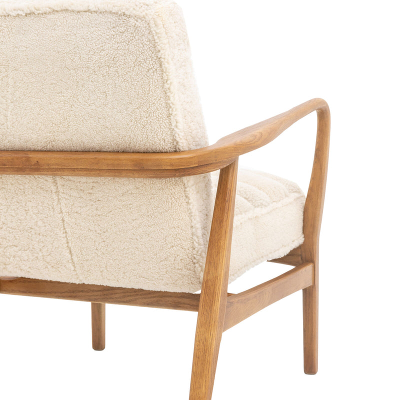 Daria Armchair - Cream Sheepskin