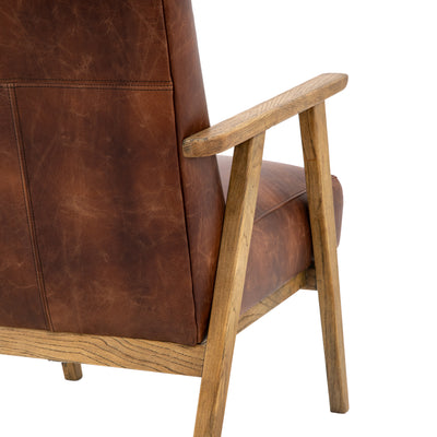 Nyla Armchair - Vintage Brown Leather