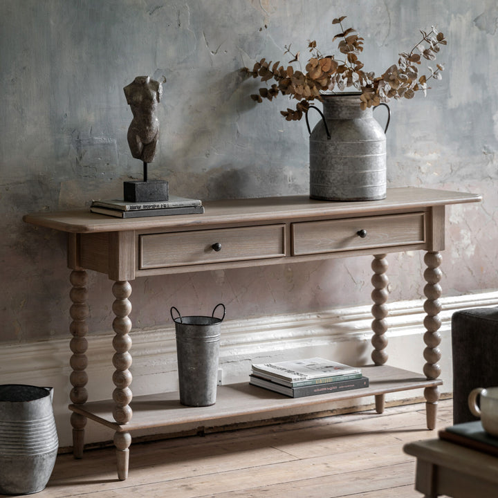 Monet Two Drawer Console Table