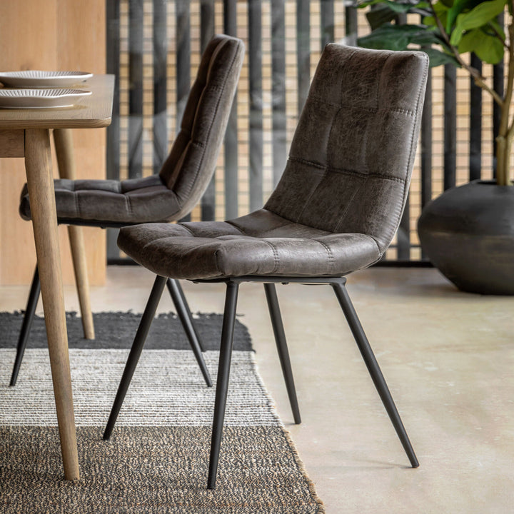 Danny Dining Chair (Set of Two) - Grey