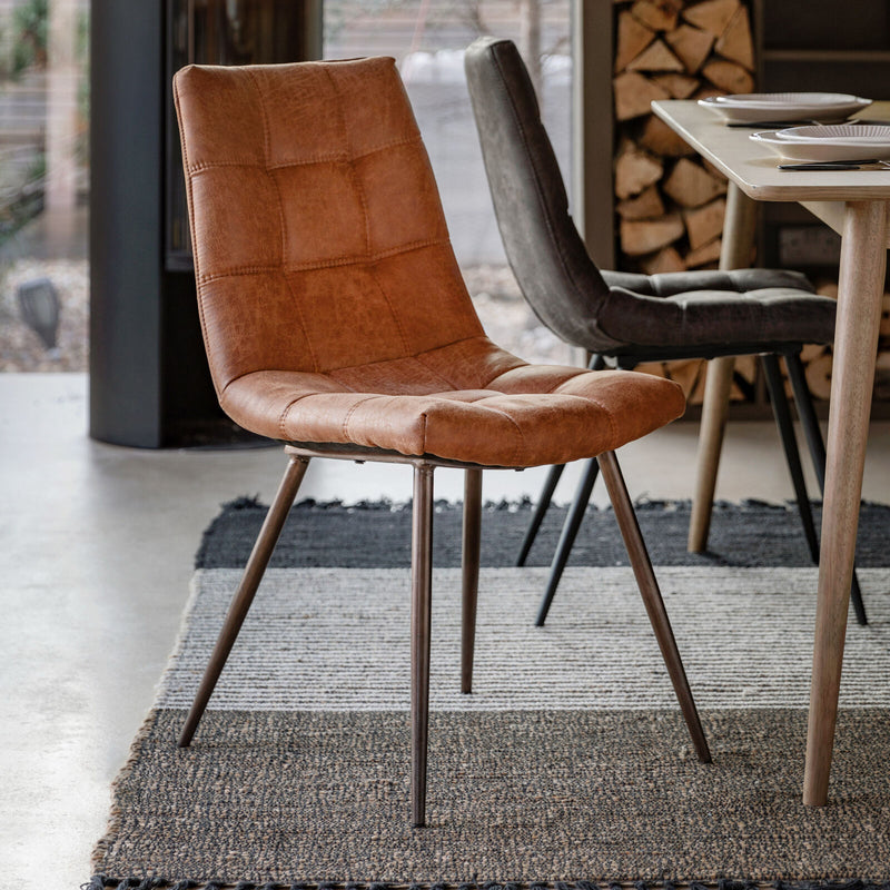 Danny Dining Chair (Set of Two) - Brown