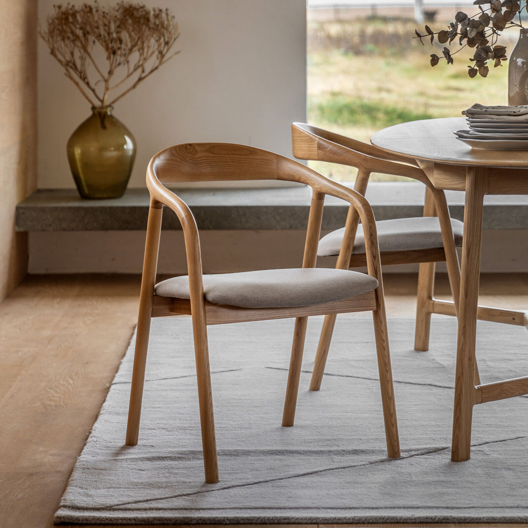 Valencia Dining Chair - Oak (Set of Two)