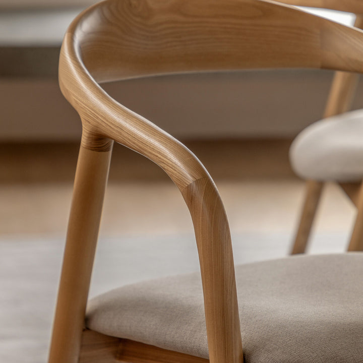 Valencia Dining Chair - Oak (Set of Two)