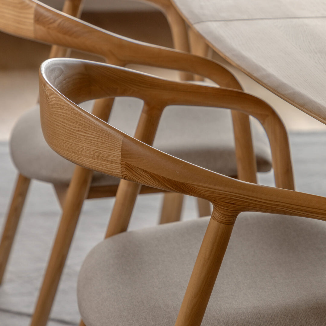 Valencia Dining Chair - Oak (Set of Two)
