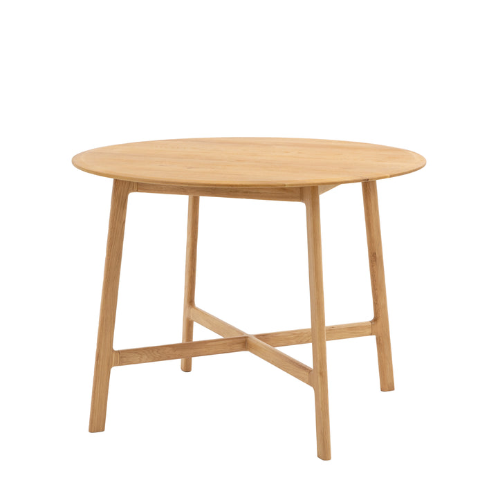 Valencia Round Dining Table - Oak