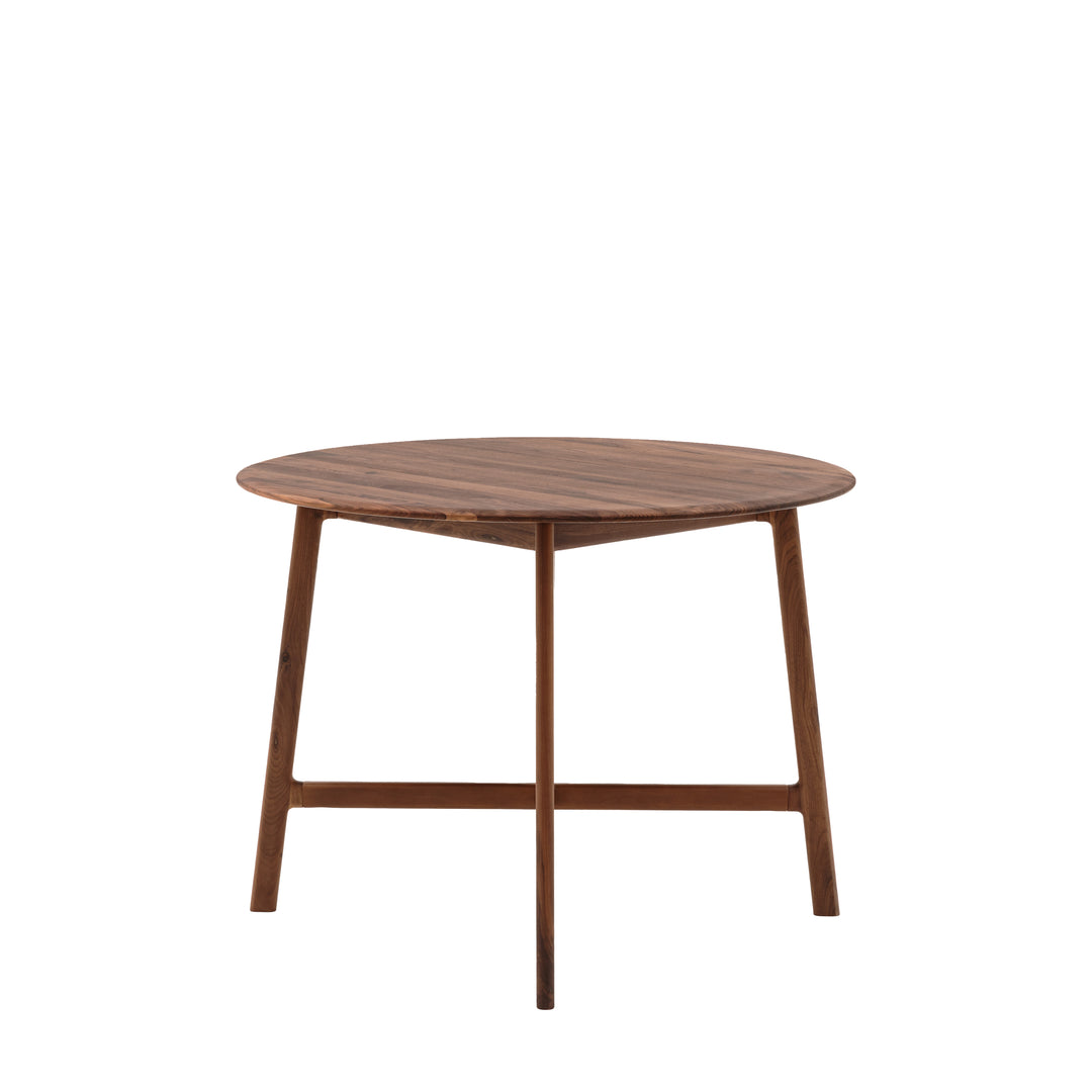 Valencia Round Dining Table - Walnut