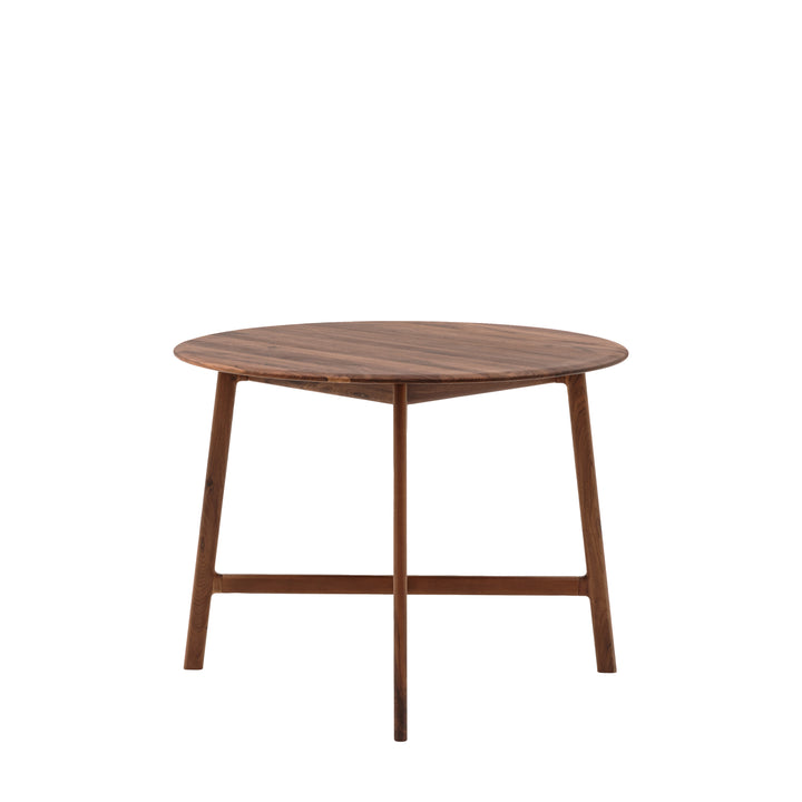 Valencia Round Dining Table - Walnut