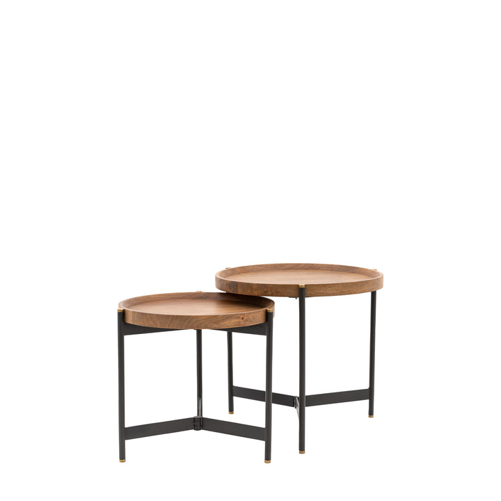 Daley Nest of Two Round Tables