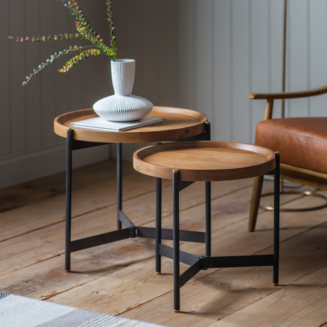 Daley Nest of Two Round Tables