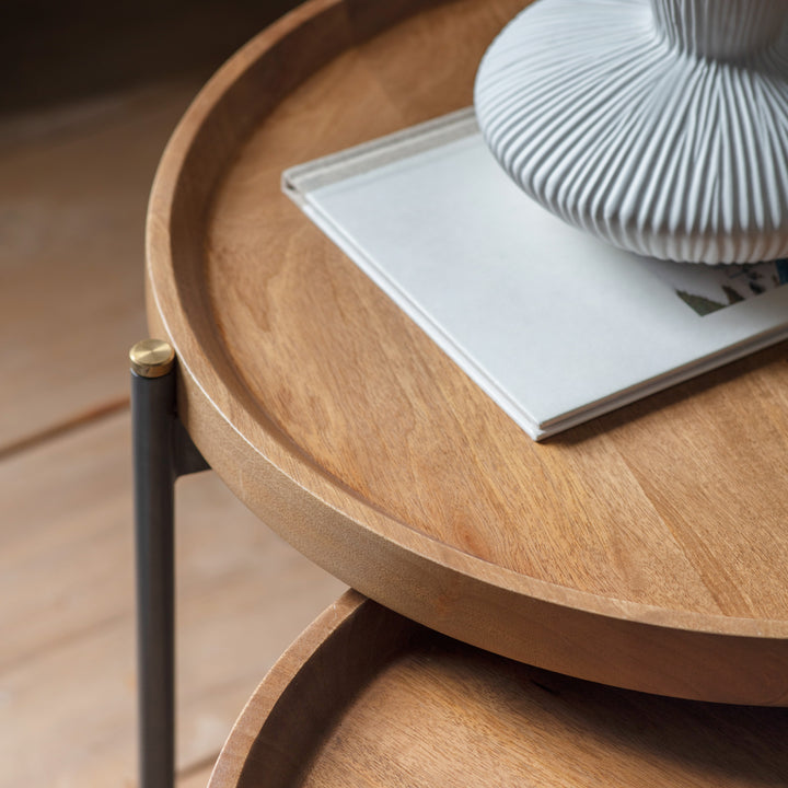 Daley Nest of Two Round Tables