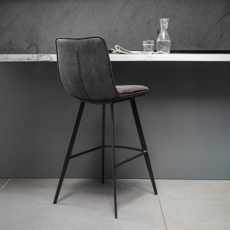 Parker Barstool Charcoal (Set of Two)
