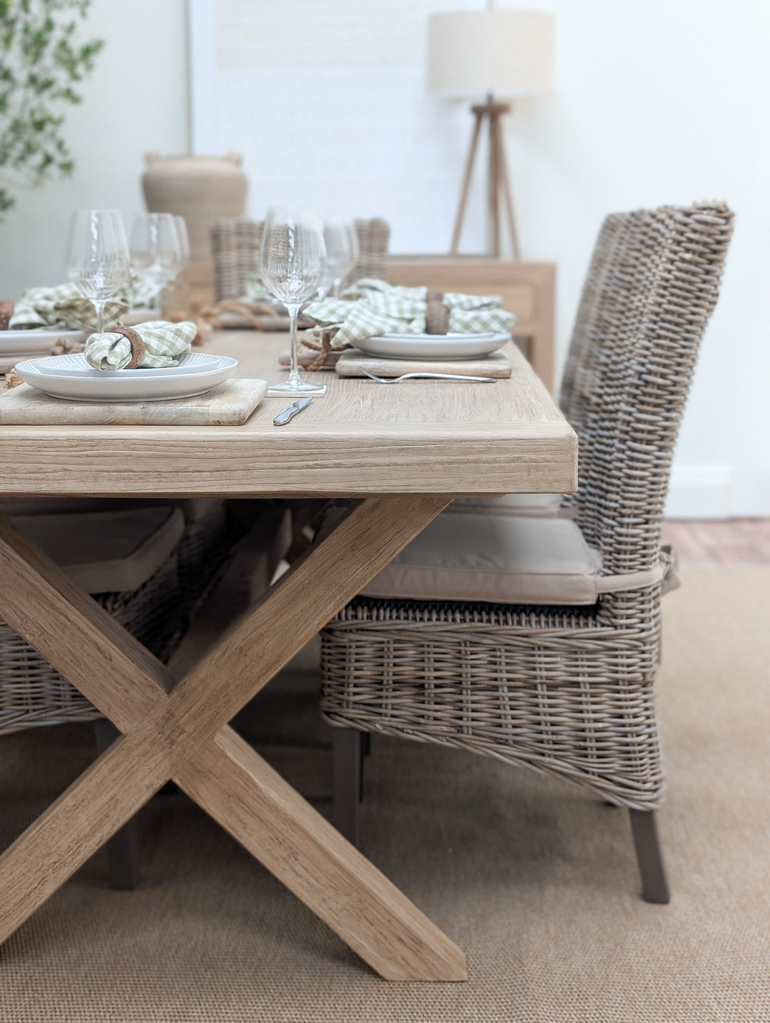 Fairford Elm Dining Table 200cm