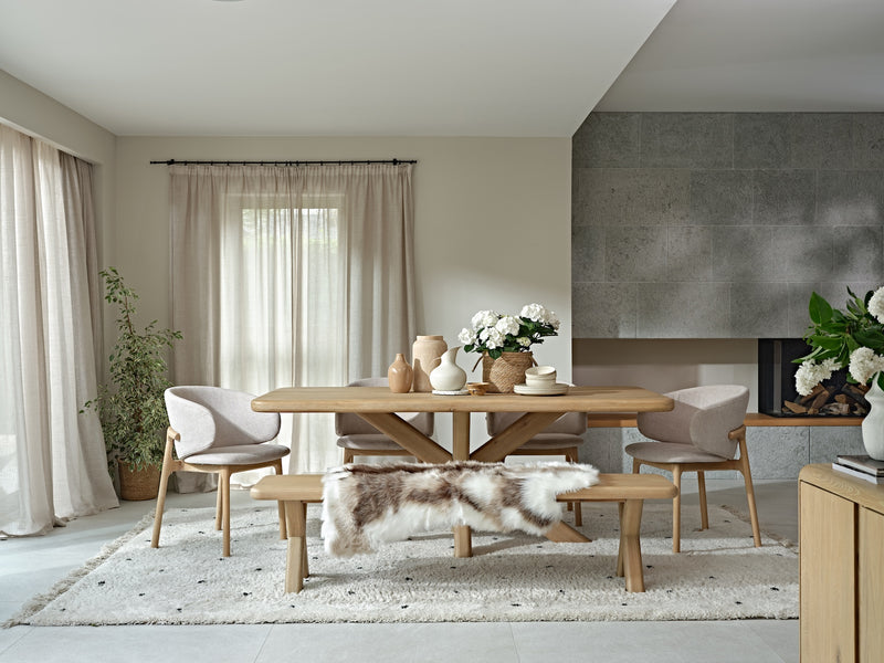 Flynne Oak Dining Table (200cm)