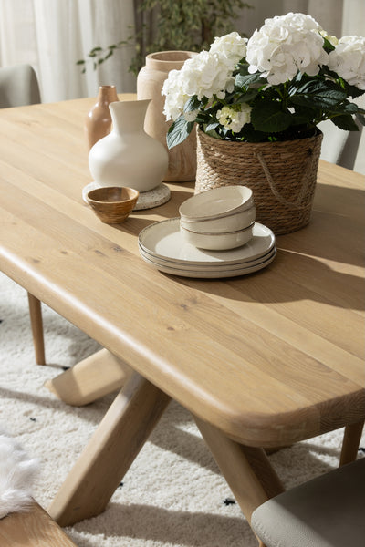 Flynne Oak Dining Table (200cm)