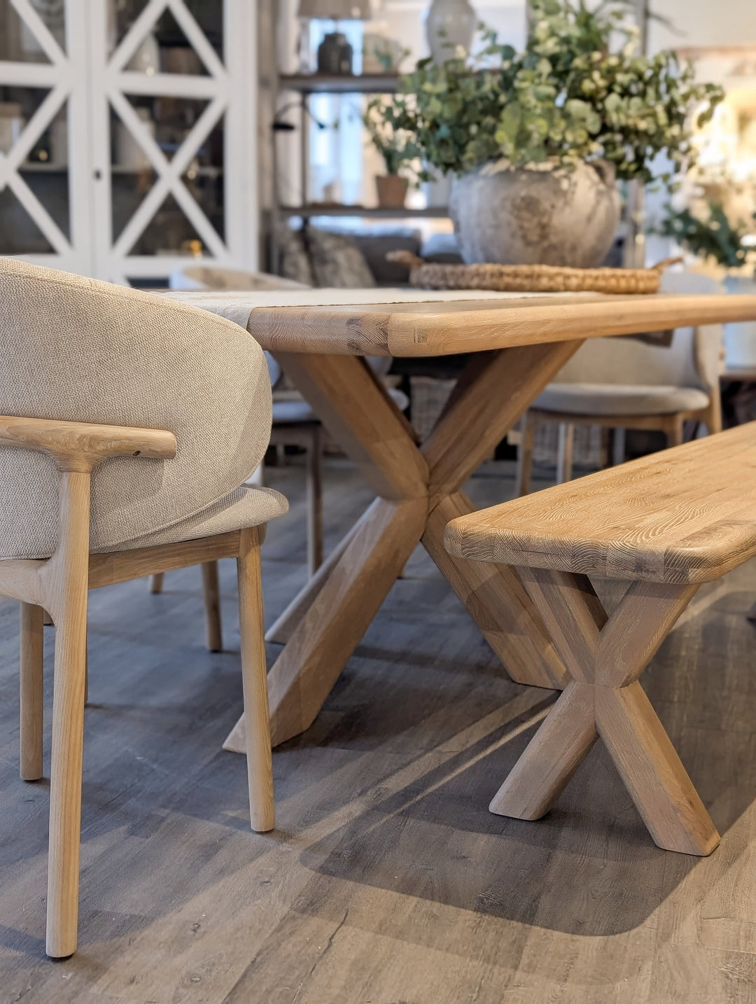 Fulham Oak Bench (180cm)