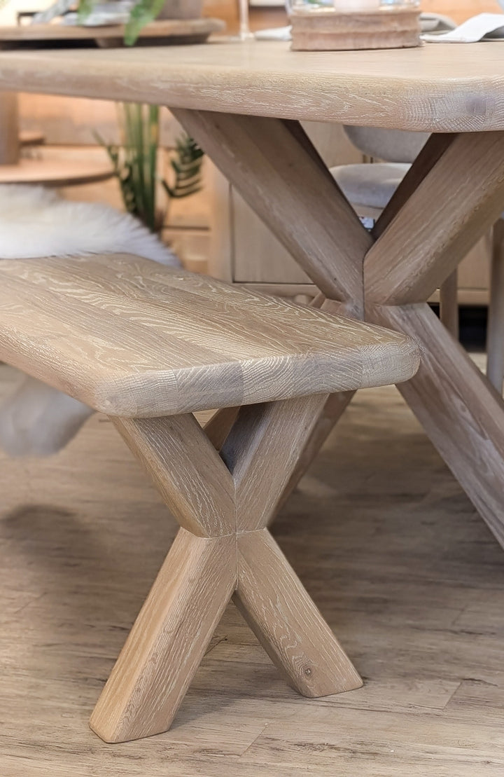 Fulham Oak Bench (180cm)