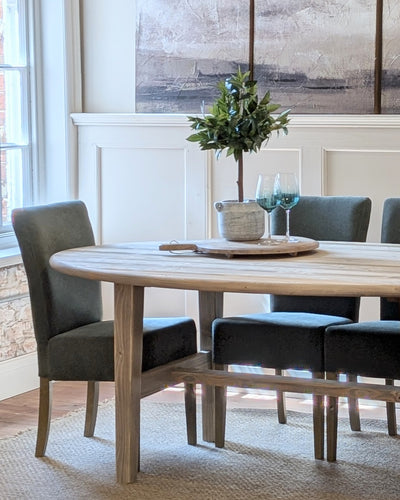 Freya Dining Chair Herb with Grey Wash Leg (Set of Two)