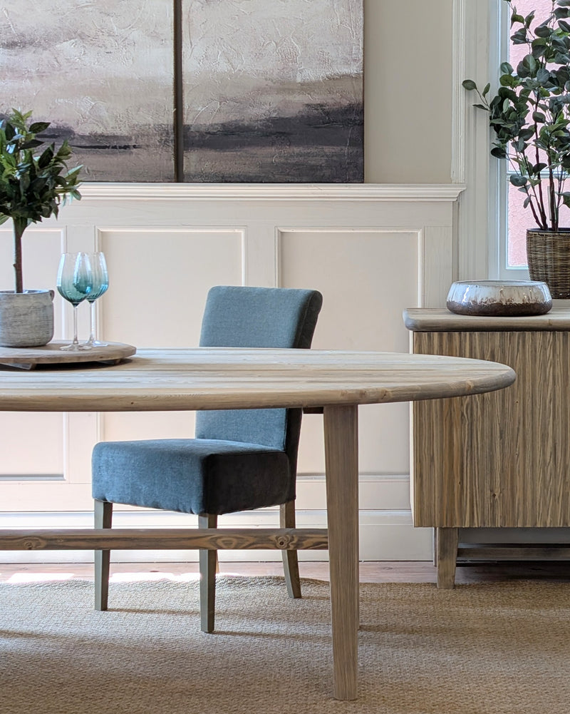 Freya Dining Chair Herb with Grey Wash Leg (Set of Two)