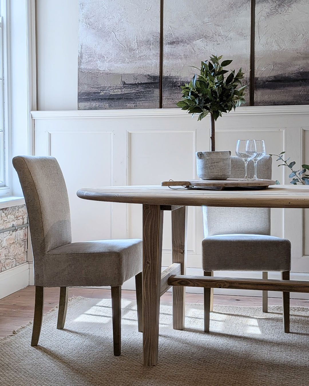 Freya Dining Chair Taupe (Set of Two)