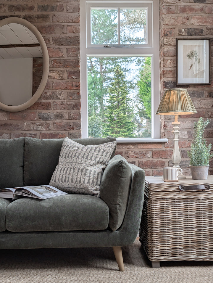 Bella Two Seat Sofa - Forest Green