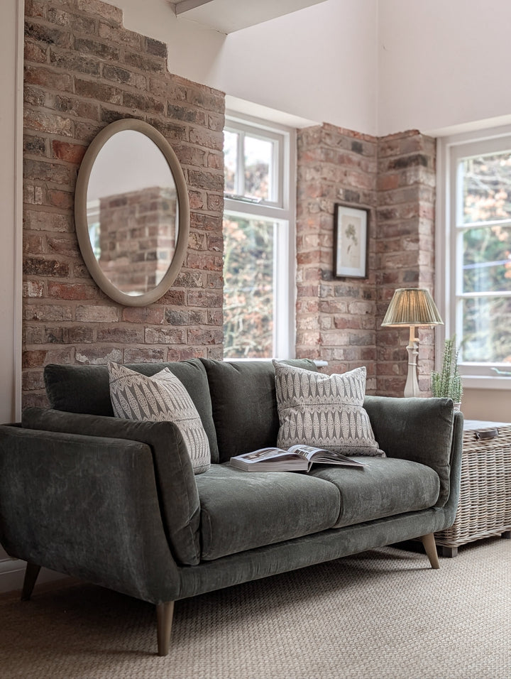 Bella Two Seat Sofa - Forest Green