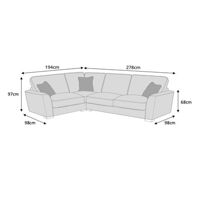 Holland Corner Sofa - Left Facing