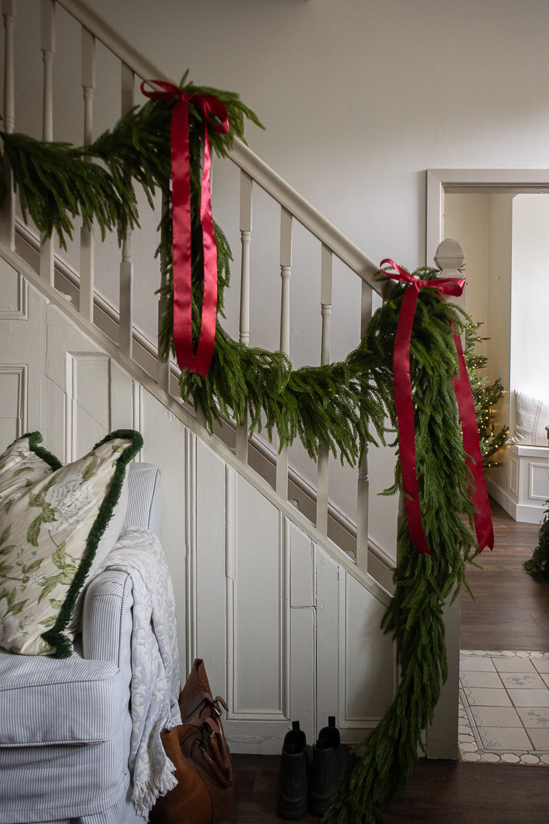 Real Touch Weeping Norfolk Pine Garland (180cm)