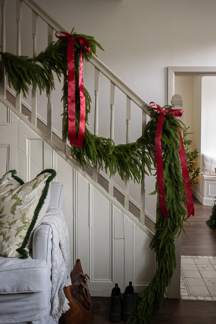 Real Touch Weeping Norfolk Pine Garland (180cm)