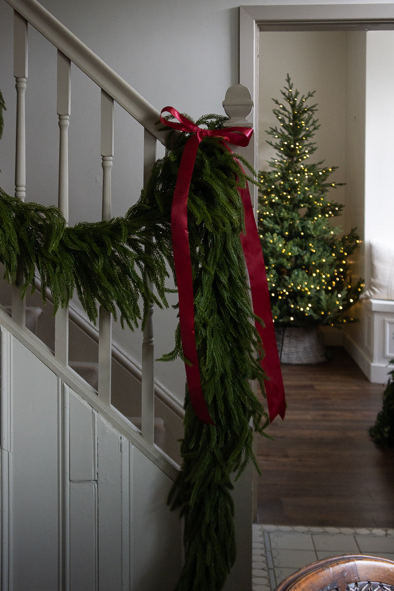 Real Touch Weeping Norfolk Pine Garland (180cm)