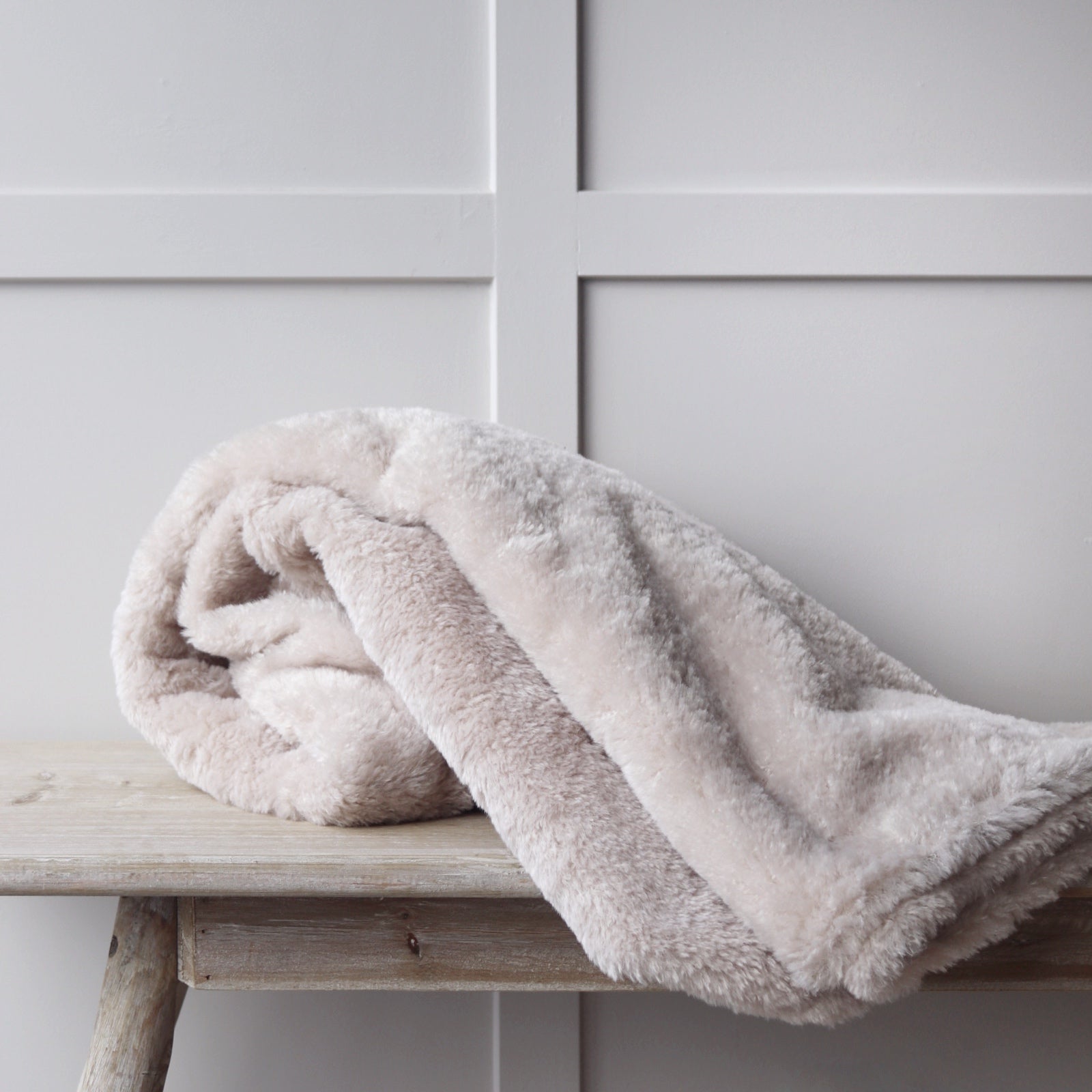 Larry Faux Sheepskin Throw Homebird Furniture