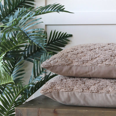 Calvay Aztec Cushion - Taupe