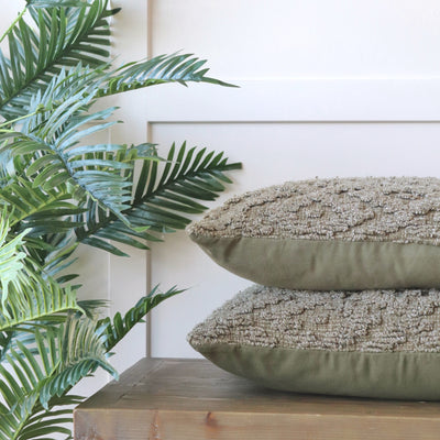 Calvay Aztec Cushion - Lichen