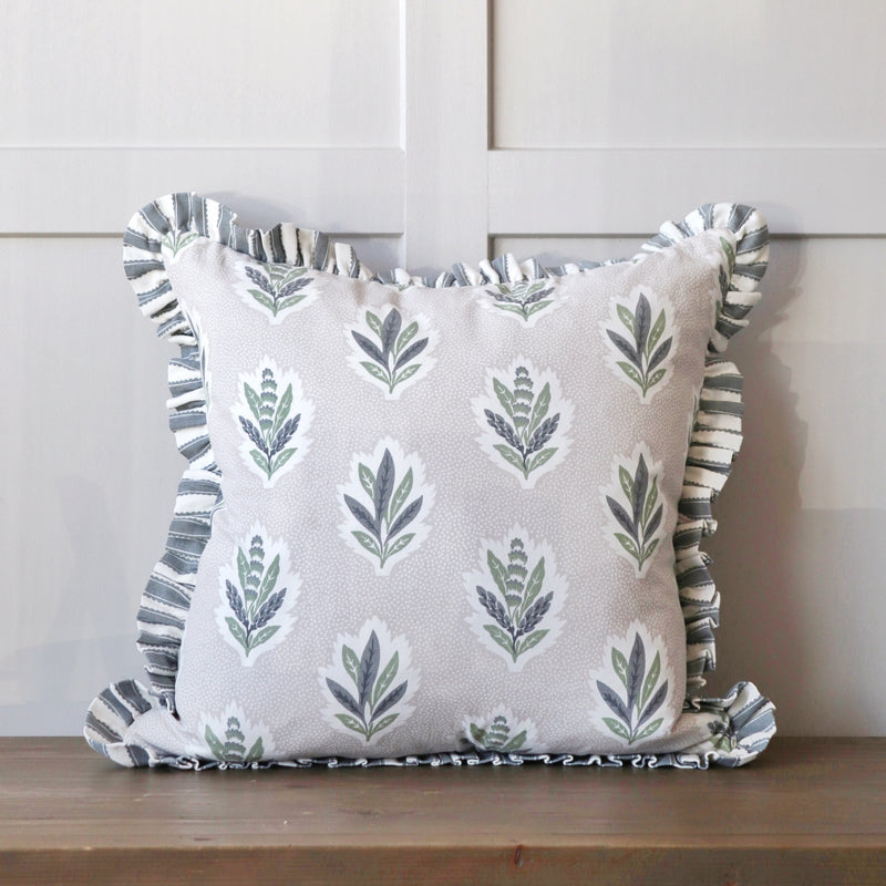 Sessile Leaf Print Cushion