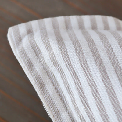 Hayle Cotton Stripe Indoor/Outdoor Cushion - Natural