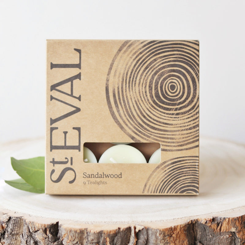 St Eval Boxed Tealights - Sandalwood