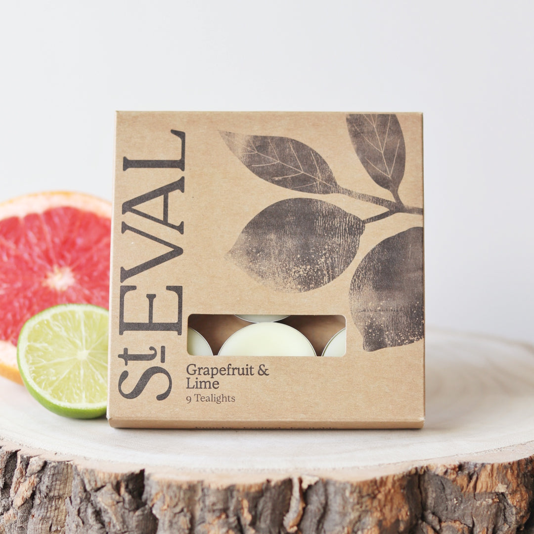 St Eval Boxed Tealights - Grapefruit &amp; Lime