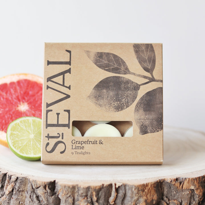 St Eval Boxed Tealights - Grapefruit &amp; Lime